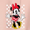 Women's - Disney - Minnie Mouse Polka Dots Cropped Graphic Hoodie - 2 of 3