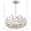 Crystorama Lighting Broche 5 - Light Chandelier in  Antique Silver - 4 of 4