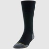 Signature Gold by Goldtoe Men's Heavyweight Tec Crew Boot Socks 2pk - Black/Gray/Charcoal 6-12 - 3 of 4