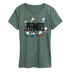 Women's - Peanuts - Peanuts Group Short Sleeve Graphic T-Shirt - 1 of 4