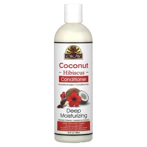 Okay Pure Naturals Conditioner, Coconut Hibiscus, 12 fl oz (355 ml) - 1 of 4