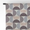 Colour Poems Patterned Geometric Shapes CCI Single Panel Sheer Window Curtain - Deny Designs - image 4 of 4