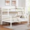 Dsvimoy Bed Bunk Bed with Strong Support and Safety Guardrails for Kids Room

, White, 79.53"*58.66"*61.81" - 2 of 4