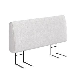 Pinmoco Queen Adjustable Headboard, Upholstered Foam Headboard, Gray - 1 of 4