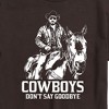 Men's - Yellowstone - RIP Cowboys Don't Say Goodbye Short Sleeve Graphic T-Shirt - 2 of 4