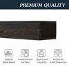 Lycvki 60" Rustic Wood Decorative Wall-Mounted Shelf Fireplace Mantel - 4 of 4
