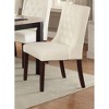 Sapphtopaz Dining Chairs Set of 2 Upholstered Armless Chair with Sturdy Base and Backrest Chairs for Kitchen, Dining Room, Living Room - 2 of 4