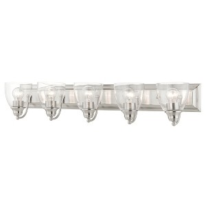 Livex Lighting Birmingham 5 - Light Vanity in  Brushed Nickel - 1 of 1