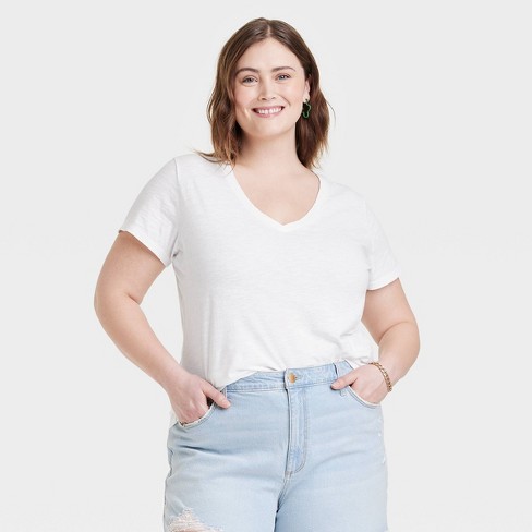 V Neck : T-Shirts & Tees for Women : Target