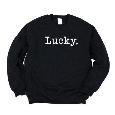 Simply Sage Market Women's Graphic Sweatshirt Lucky Typewriter