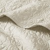 Sapphtopaz 60"x70" Oversized Blanket with Quilted Pattern, Comfy Quilted Throw Blanket with Cotton Filling for Bed, Fluffy Bedding for Room - 3 of 4