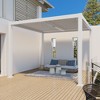 Sonkuki 10×10ft Patio Pergola Aluminum Louvered Frame - 3 of 4