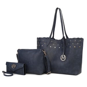 MKF Collection Mariahna 3-Piece Set – Shopper Tote, Crossbody Bag, and Wristlet Wallet Purse by Mia K - 1 of 4