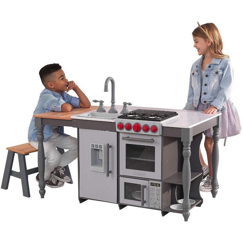 KidKraft Chef’s Cook N Create Island Play Kitchen with EZ Kraft Assembly, 2 of 4