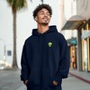 Dalix Alien Embroidery Sweatsuit Set Hoodie Jogger Soft Fleece Relaxed Fit Lounge Mens in Navy Blue 2XL XX-Large - 4 of 4