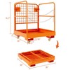 Forklift Safety Cage, Forklift Man Basket - 36''x36'' Heavy Duty 1200Lbs Capacity Work Platform for Aerial Jobs - 2 of 4