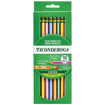 Ticonderoga #2 Pencils, 0.7mm, 10ct - Assorted Colors