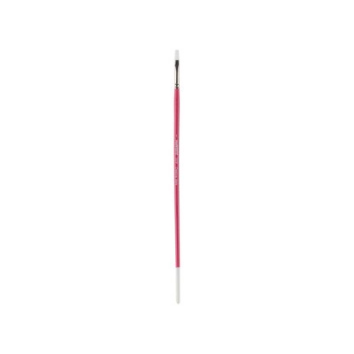 Creative Mark Pro White Soft Filament Acrylic Paint Brushes - Flat - Versatile Synthetic Brushes for Acrylic Painting , Gouache, Oils & Caseins