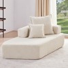 Luxury Oversized U Shaped Sectional Sofa with Boucle Upholstery, Convertible and Spacious Foam-Filled Couch - 2 of 4