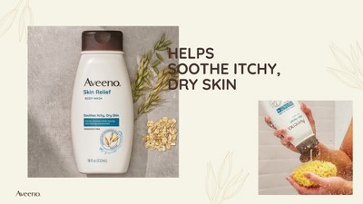 Aveeno Daily Moisturizing Body Wash Refill – 36 Fl Oz – With Soothing Oat – Original Scent