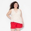 Women's Asymmetrical Hem Flounce Tank Top - Wild Fable™ - 2 of 3
