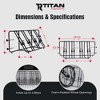 Titan Ramps Truck Bed Bike Rack with Quick Assembly and Foam Padding to Stabilize Bike Wheels to Protect Frame, Accommodates up to 4 Bikes - 2 of 4