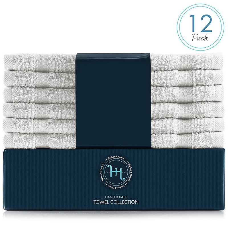 Hearth & Harbor 100% Cotton Towel Sets for Body and Face, 2 of 9