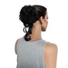 Unique Bargains Women's Nature Long Hair Wig Hair Clip 9.84inch Black 1 Pc - 2 of 4