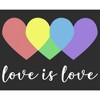 Adult Lost Gods Love is Love PrideRacerback Tank Top - 2 of 4