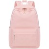 Attop Pink Youth Campus Backpack Women's Laptop Backpack College School Bag Middle School Travel Work Commuter Backpack - 4 of 4