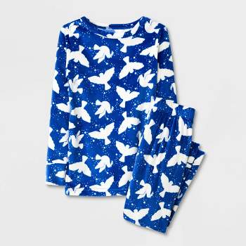 Toddler 2pc Doves Snuggly Soft Pajama Set - Cat & Jack™ Blue