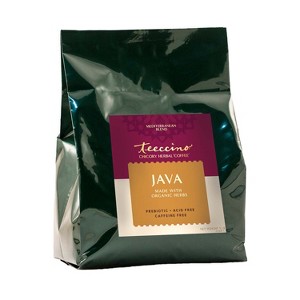 Teeccino Java Chicory Coffee Alternative - 11 Ounce - Ground Herbal Coffee That’s Prebiotic, Caffeine Free & Acid Free, Medium Roast - 1 of 2