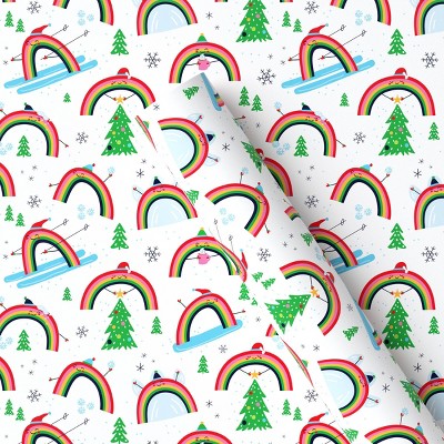 Hallmark Wrapping Paper, 25 sq. ft. (Unicorn Rainbow)