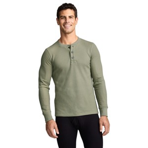Jockey Men's Tall Man Long Sleeve Waffle Henley - 1 of 2