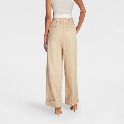 KBB by KAHLANA Women's Baggy Leg 'The Waist Curtain Trouser'