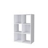Homez 34.96 in. Tall Wood 3-Shelf Etagere Bookcase - 2 of 4