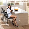 Jojoka Bar Stools Set of 2/4,Upholstered Counter Height Bar Stools with Footrest for Kitchen Island - 3 of 4