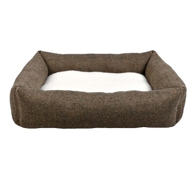 brown dog bed