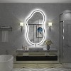 Apmir Super Bright 192 LEDs/m LED Lighted Anti-Fog Tempered Glass Irregular Bathroom/Vanity Mirror with ETL & 3-Year Warranty - 3 of 4