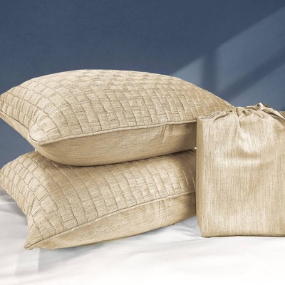 2pc Standard Melange Viscose from Bamboo Duvet Shams - BedVoyage