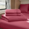 Nestl RV Queen Sheets, Super Soft 4PC Microfiber Sheet Set for Camper, Short Queen Sheets - 2 of 4
