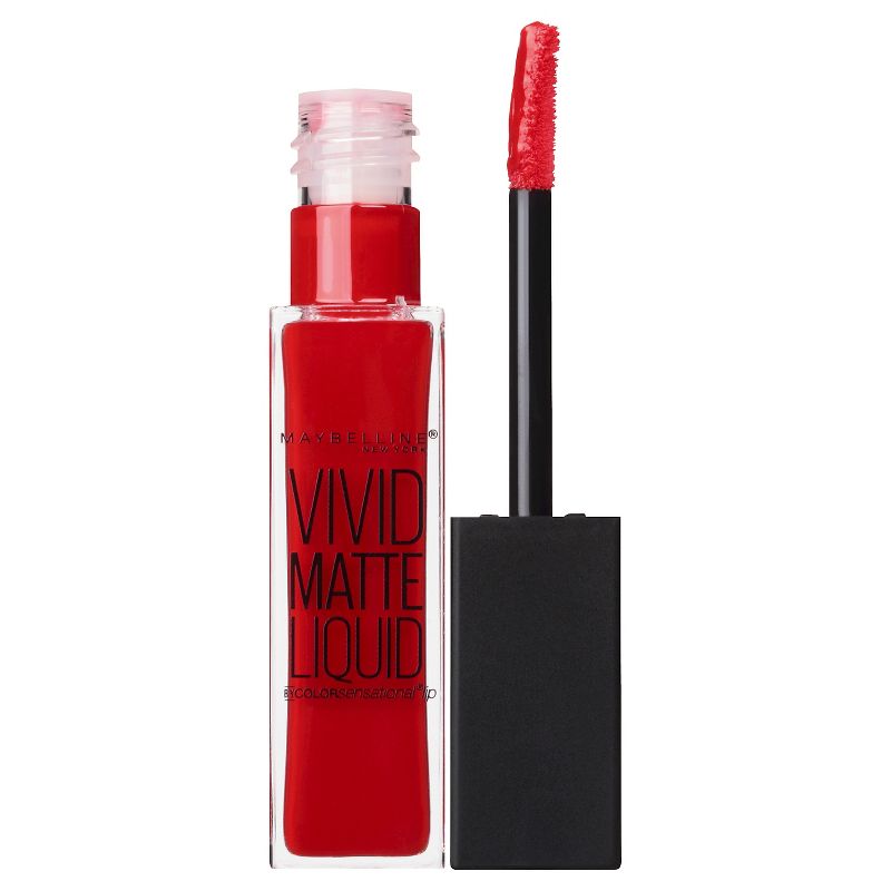 Maybelline Color Sensational Vivid Matte Liquid Lip Color - 35 Rebel Red, 1 of 2