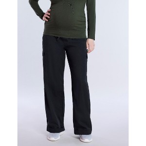 Women's Under the Belly Utility Cargo Relaxed Fit Pant | Motherhood Maternity - 1 of 4