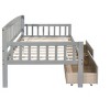 NicBex Twin Size Modern Pine Daybed with 2 Storage Drawers and Bedside Guardrail for Bedroom and Living Room - 4 of 4