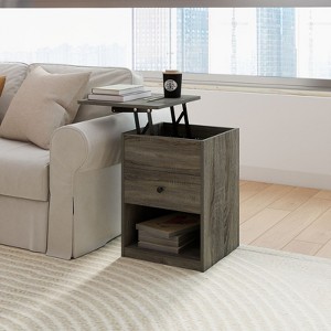 HOMLUX Lift Top End Table Nightstand Small Coffee Table w/ Storage Compartment Shelf - 1 of 4