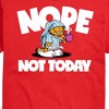 Men's - Garfield - Nope Not Today Sleepy Garfield Short Sleeve Graphic T-Shirt - 2 of 4