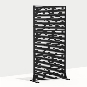 Dovelina Metal Outdoor Privacy Screen Freestanding Patio Decorative Screens - 1 of 4