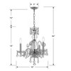 Crystorama Lighting Traditional Crystal 3 - Light Chandelier in  Polished Chrome - 2 of 2