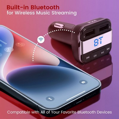 Pyle Bluetooth FM Transmitter Car Charger - Thumbnail 5