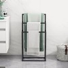 Apex Vanguards 3-Tier Brown Free Standing Towel Rack - 2 of 3